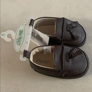 Little Me Brown Moccasins